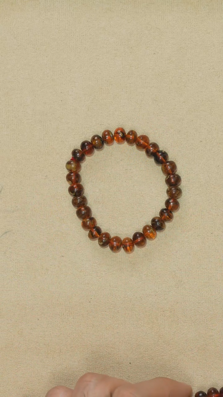 手链琥珀未镶嵌8M11-2Q