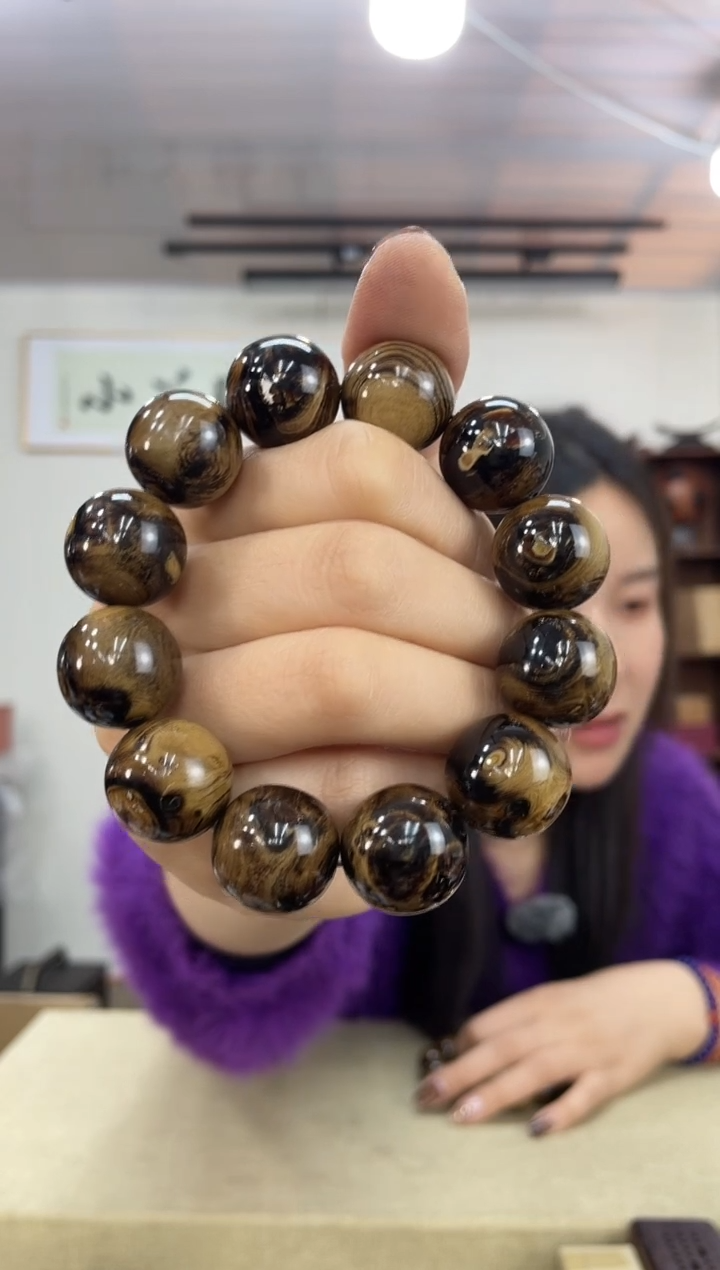 乌木类阳***…130柳木1.88单圈串木木木千层雪 