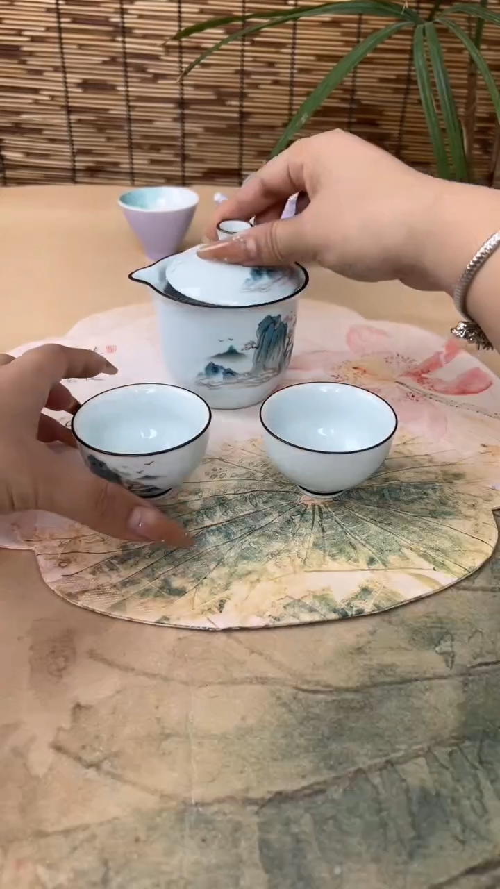 【闪购商品】陶瓷工厂旅行茶具