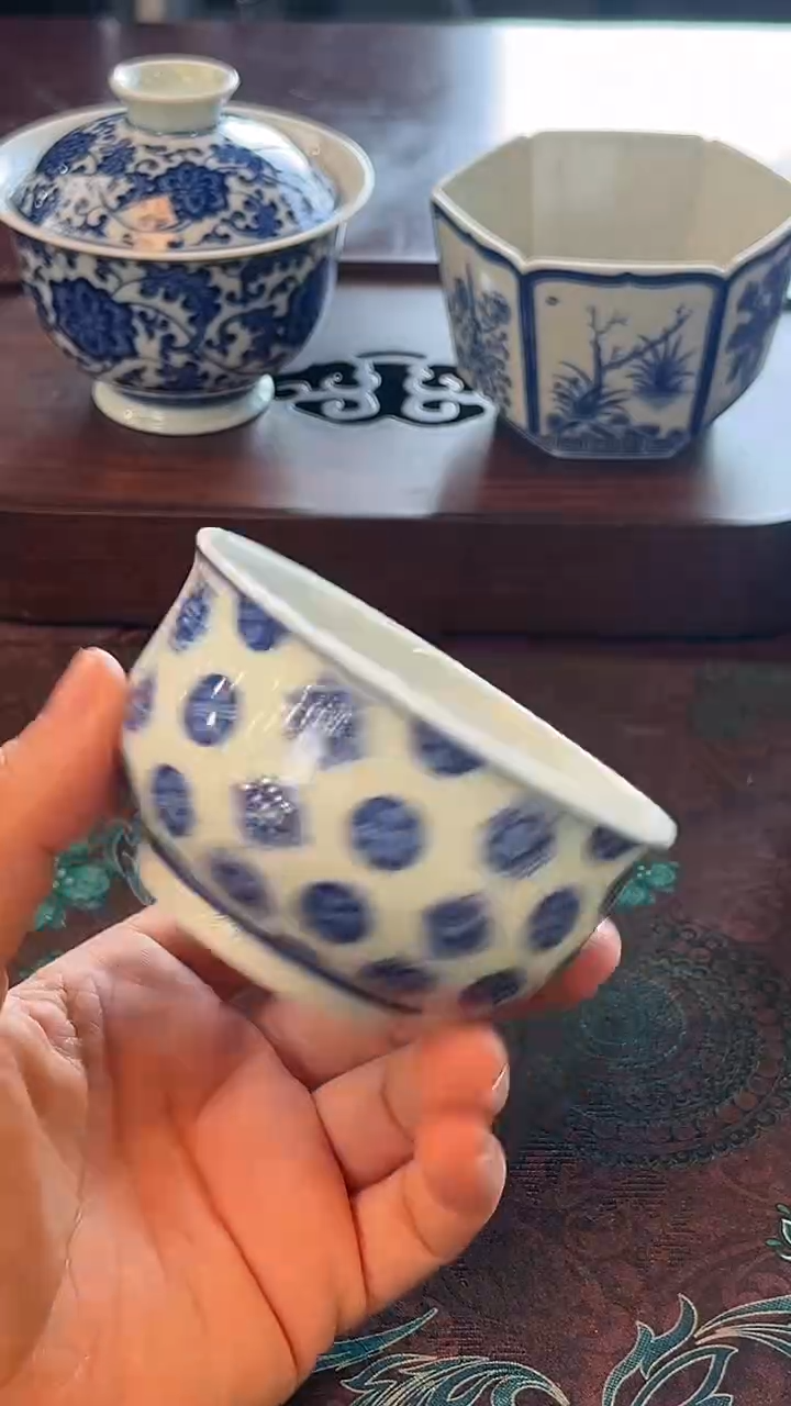 镹曰手工手绘柴窑茶具