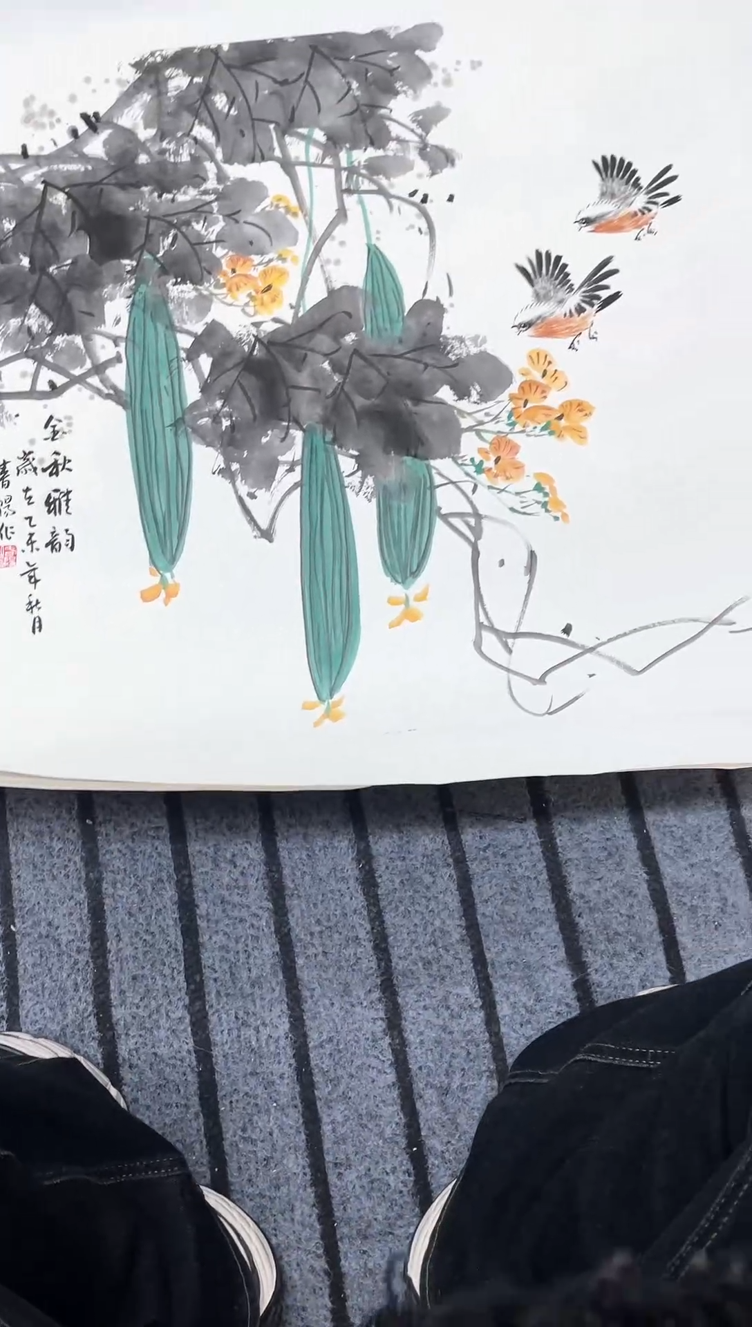 精品国画花鸟作品