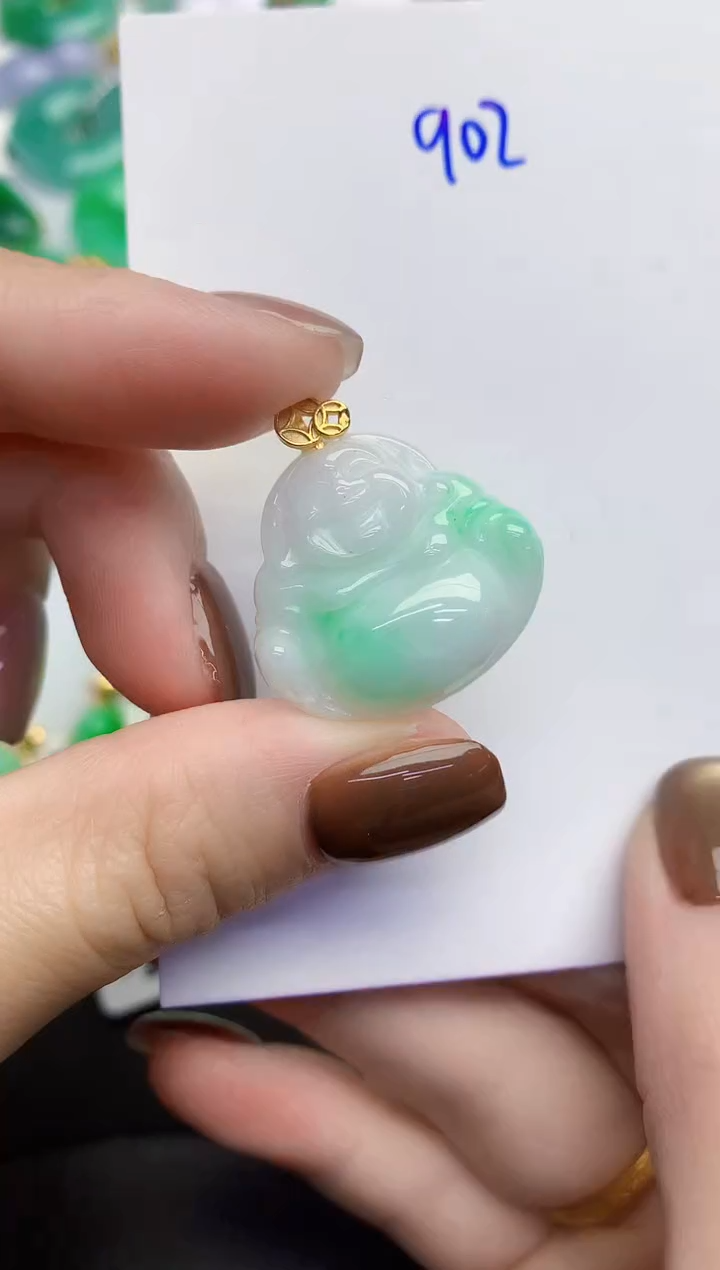 颈饰未镶嵌翡翠缅甸天然翡翠A货