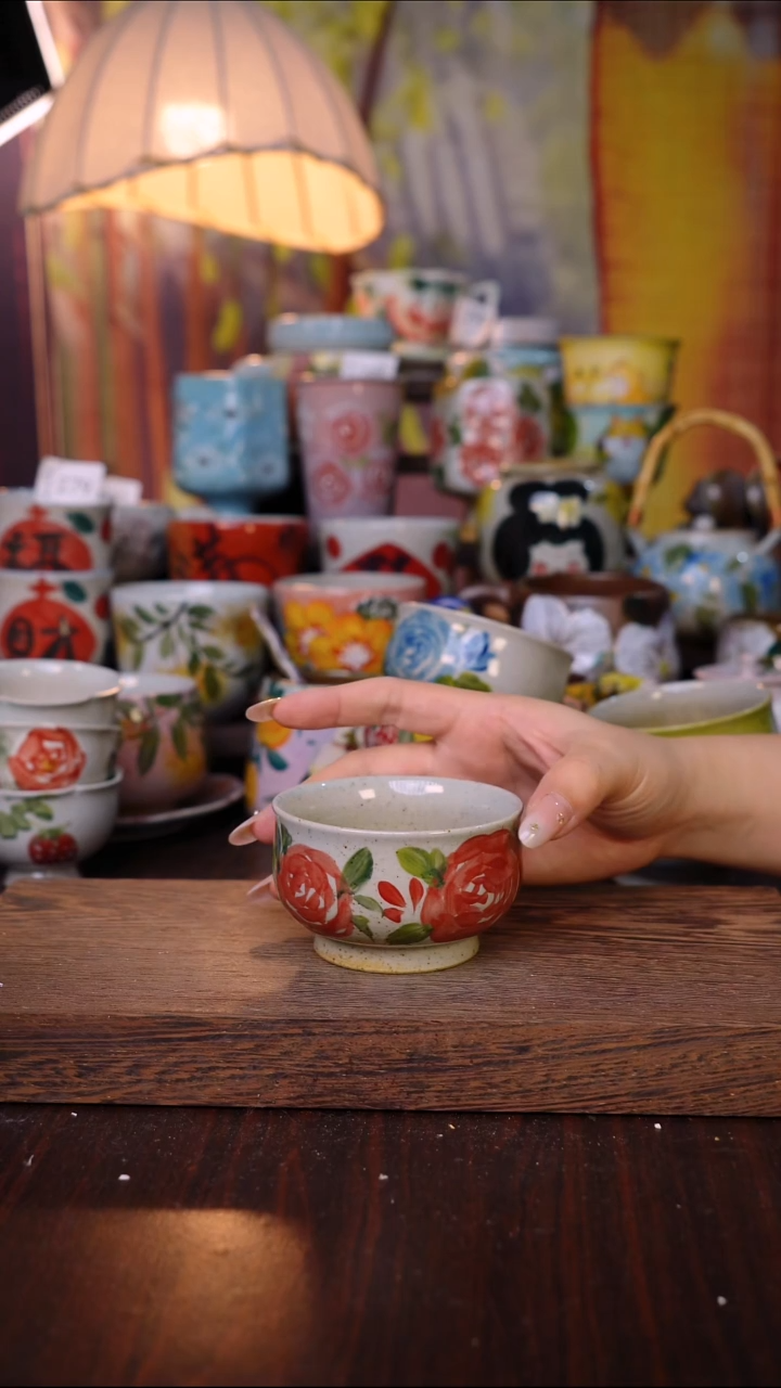 杯子泥垚手作 景德镇手工手绘陶瓷器物