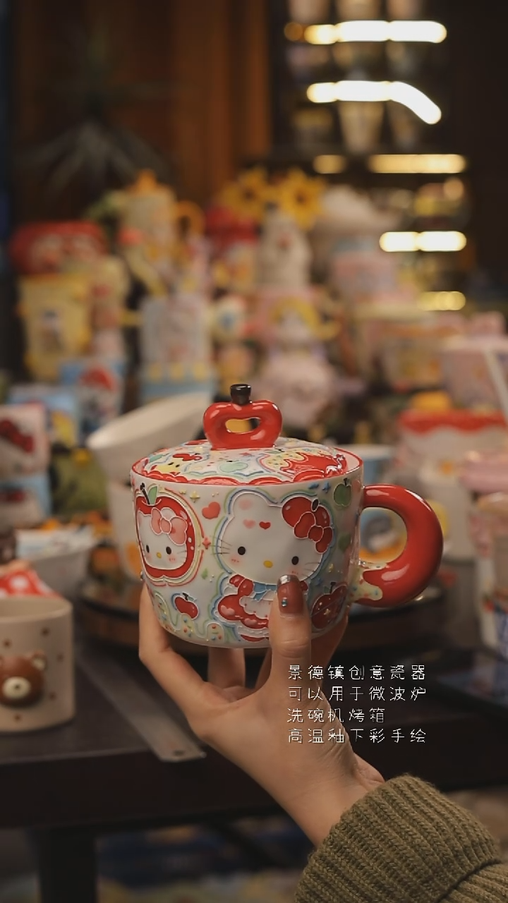 景德镇釉下彩绘设计师款式陶瓷