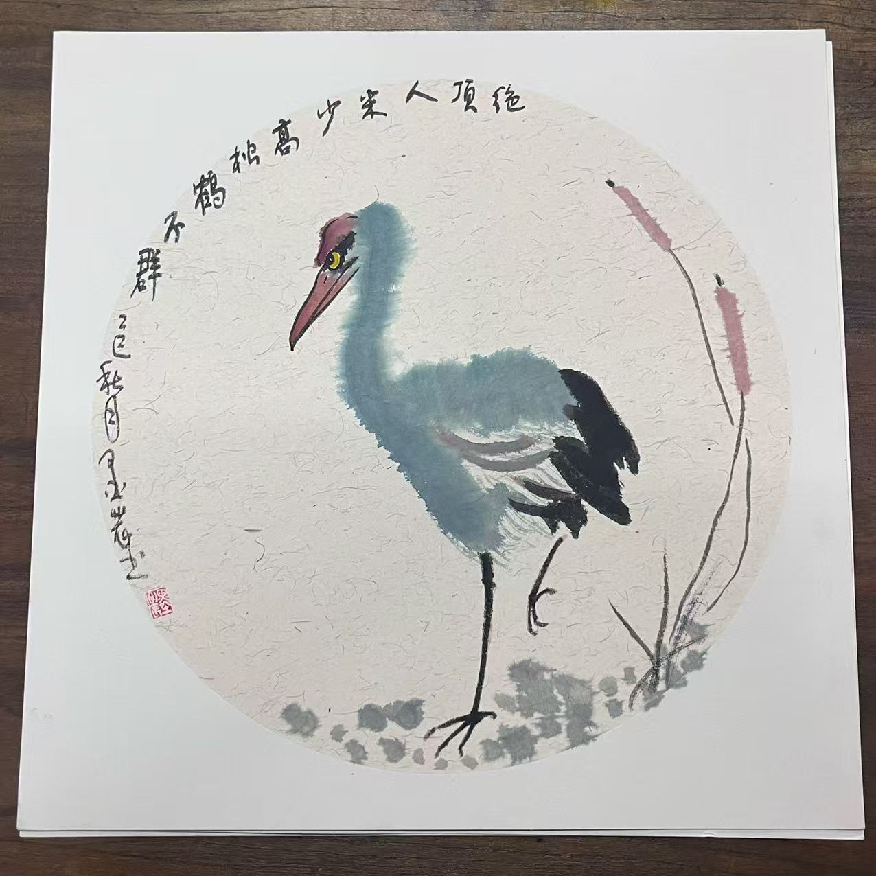 仙鹤图创意国风装饰画