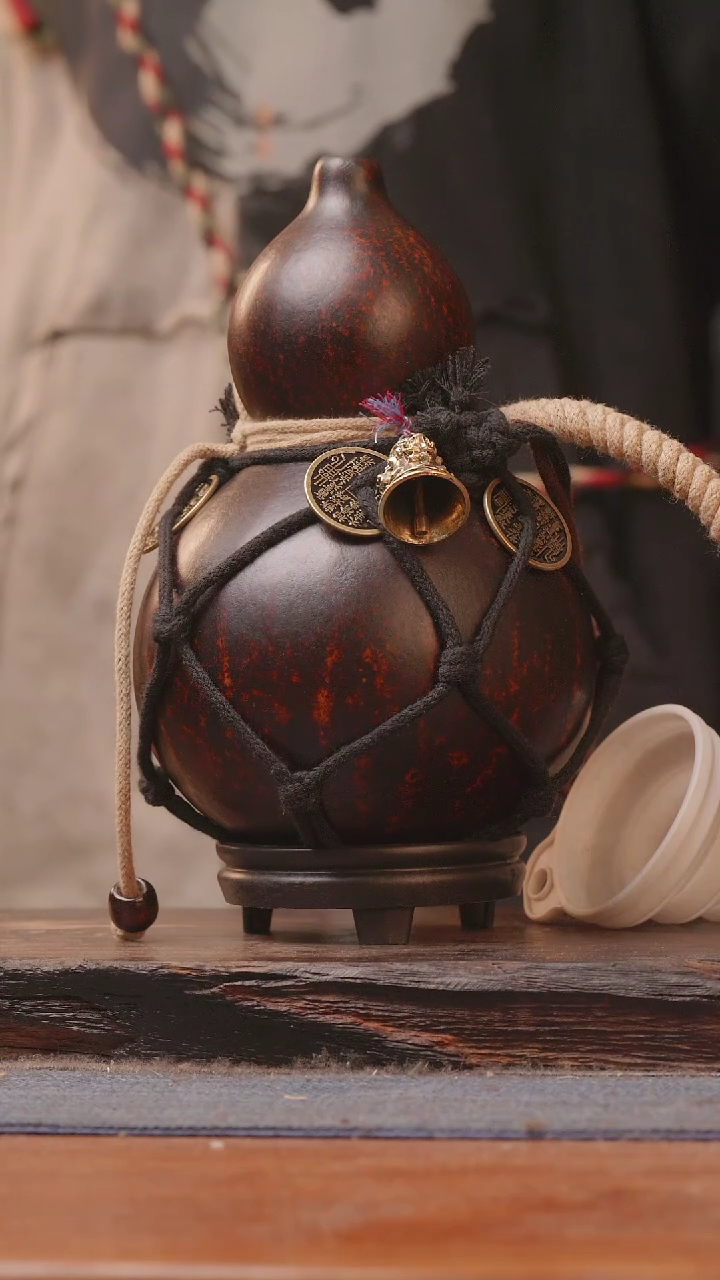 【闪购商品】356号精品大漆葫芦防腐防渗装水茶酒