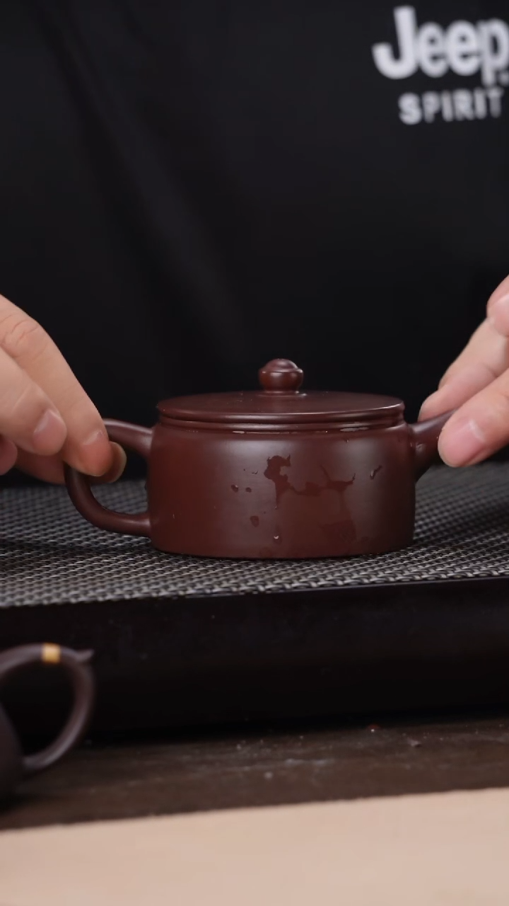 茶壶紫砂原矿紫朱泥汉瓦