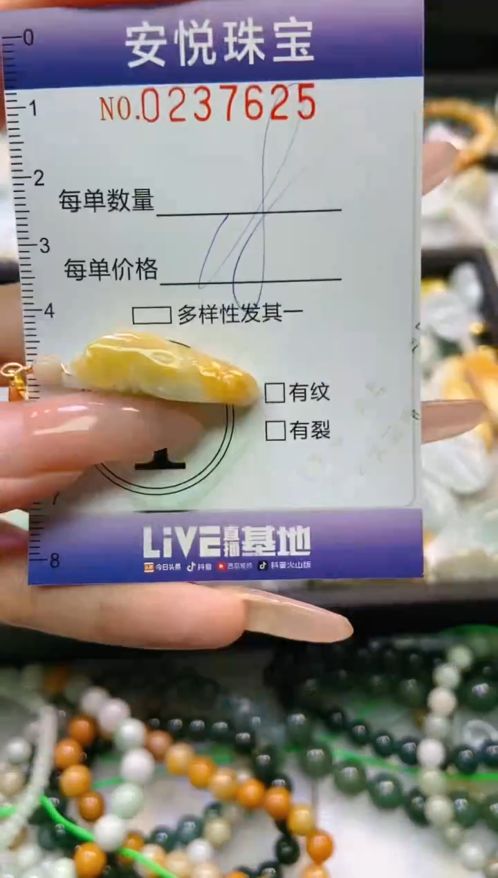 翡翠未镶嵌颈饰闪购0237625