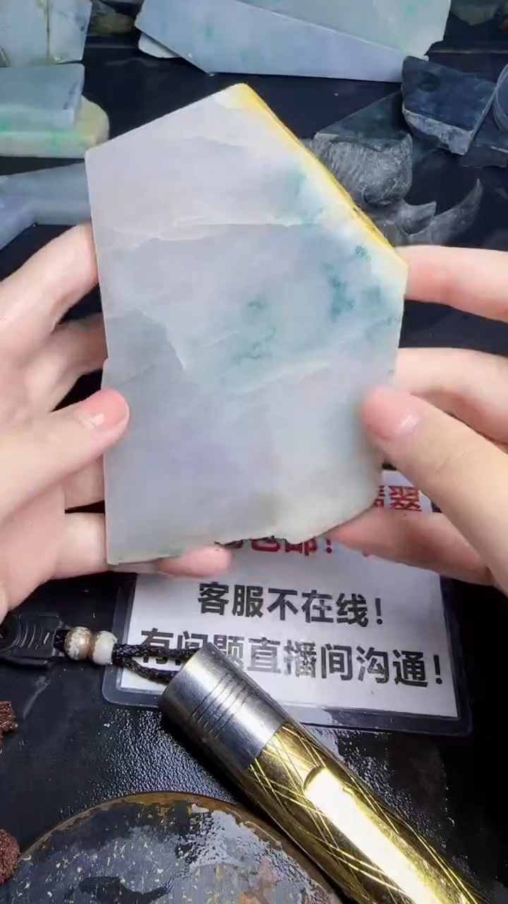 未镶嵌挂件翡翠才天然翡翠068