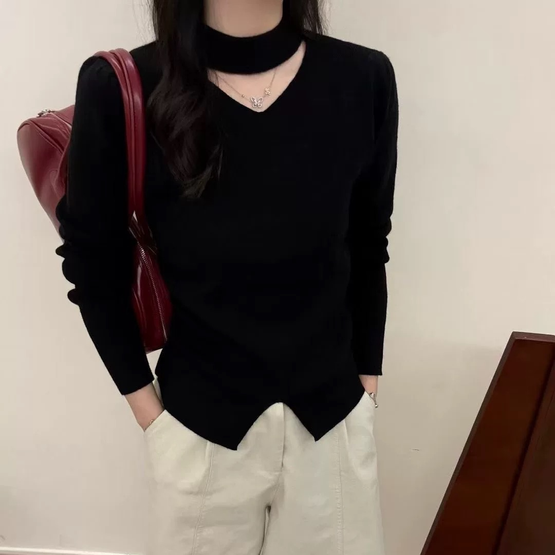 冬季新款欧货软糯显瘦韩系时尚洋气韩版修身小心机毛衫5399大码