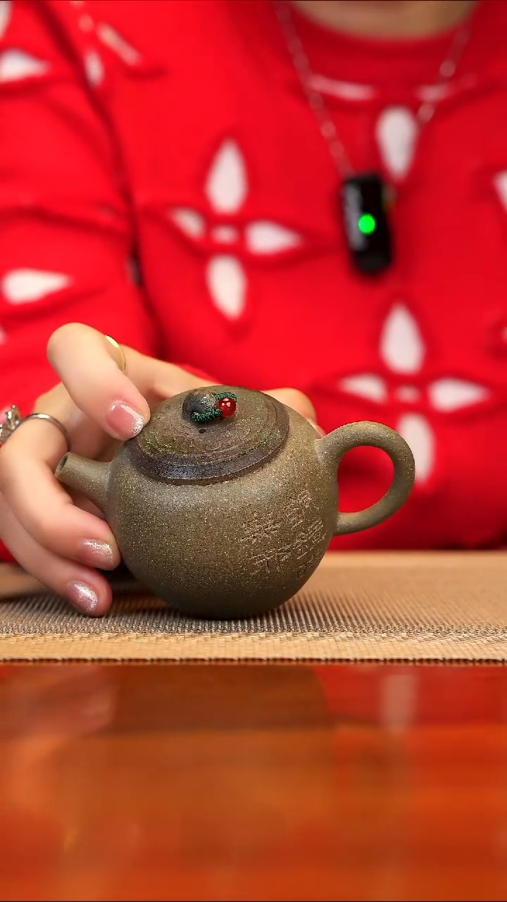 【闪购商品】紫砂茶壶青段泥铜镜印无邪 张月