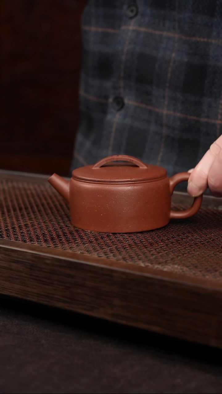 【闪购商品】紫砂茶壶红降坡汉瓦 大