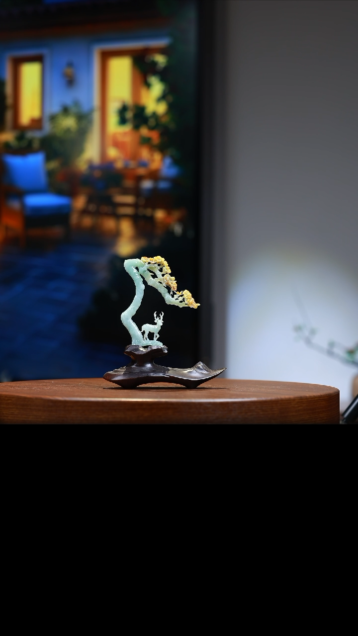 【闪购商品】翡翠摆件未镶嵌福禄相伴