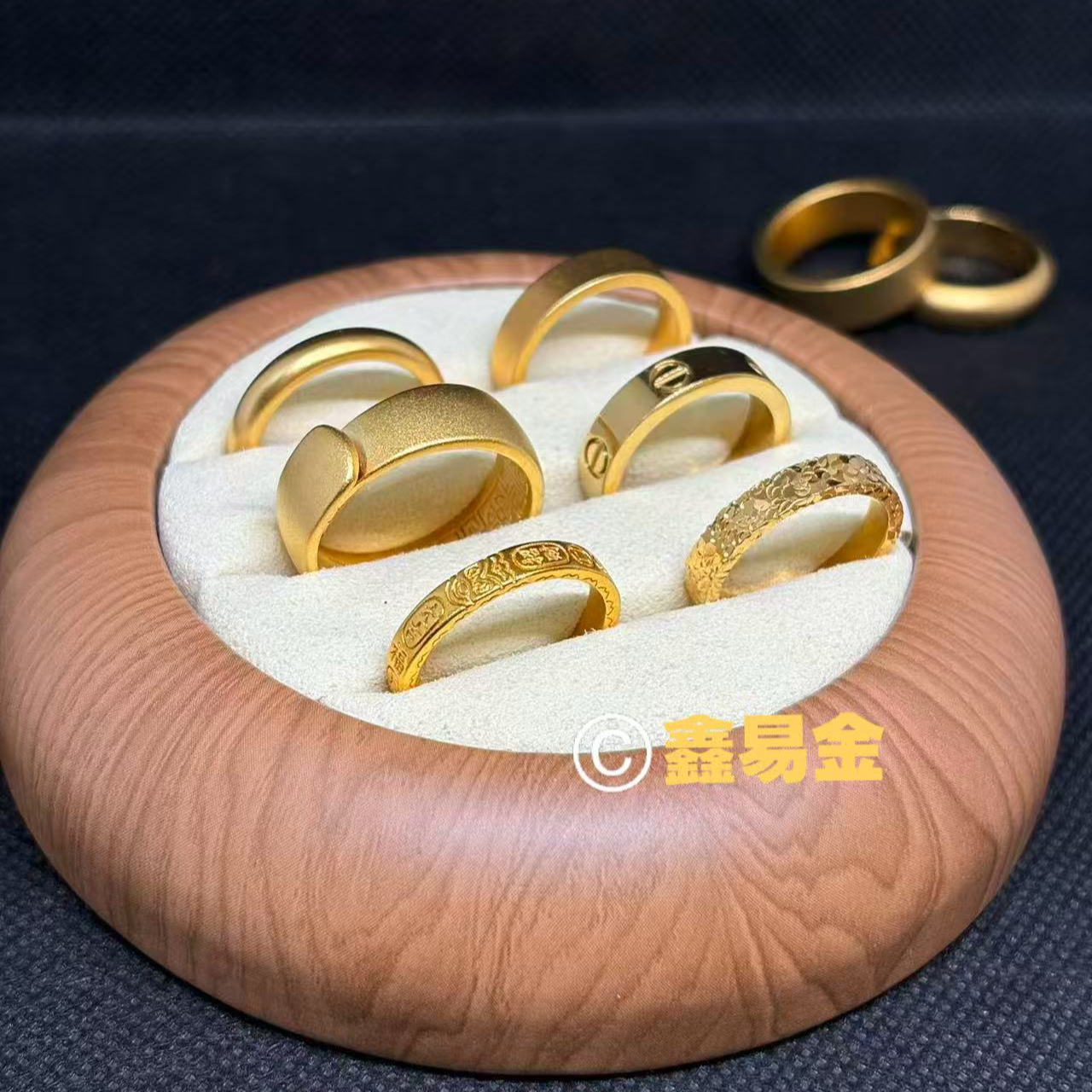 合金戒指 合金戒指 戒指全家福碎冰冰面包戒泥鳅背无事戒指男女款