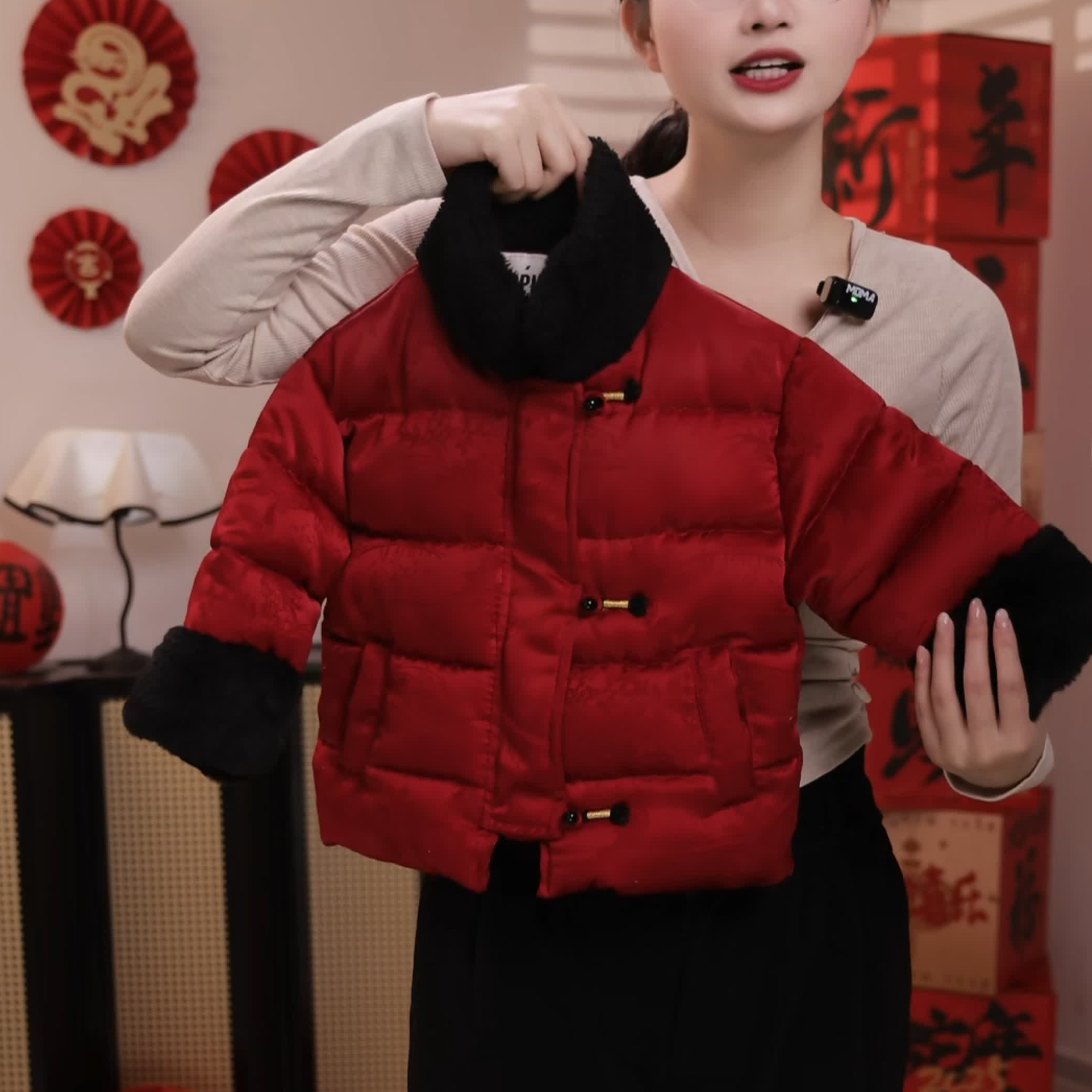 儿童拜年服男童2025新款冬装新中式盘扣棉服唐装中国风加厚潮棉衣