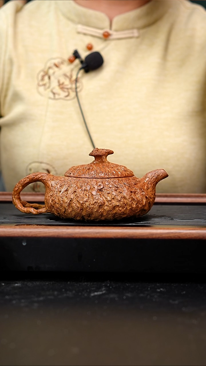 茶壶紫砂金黄段柴烧供春