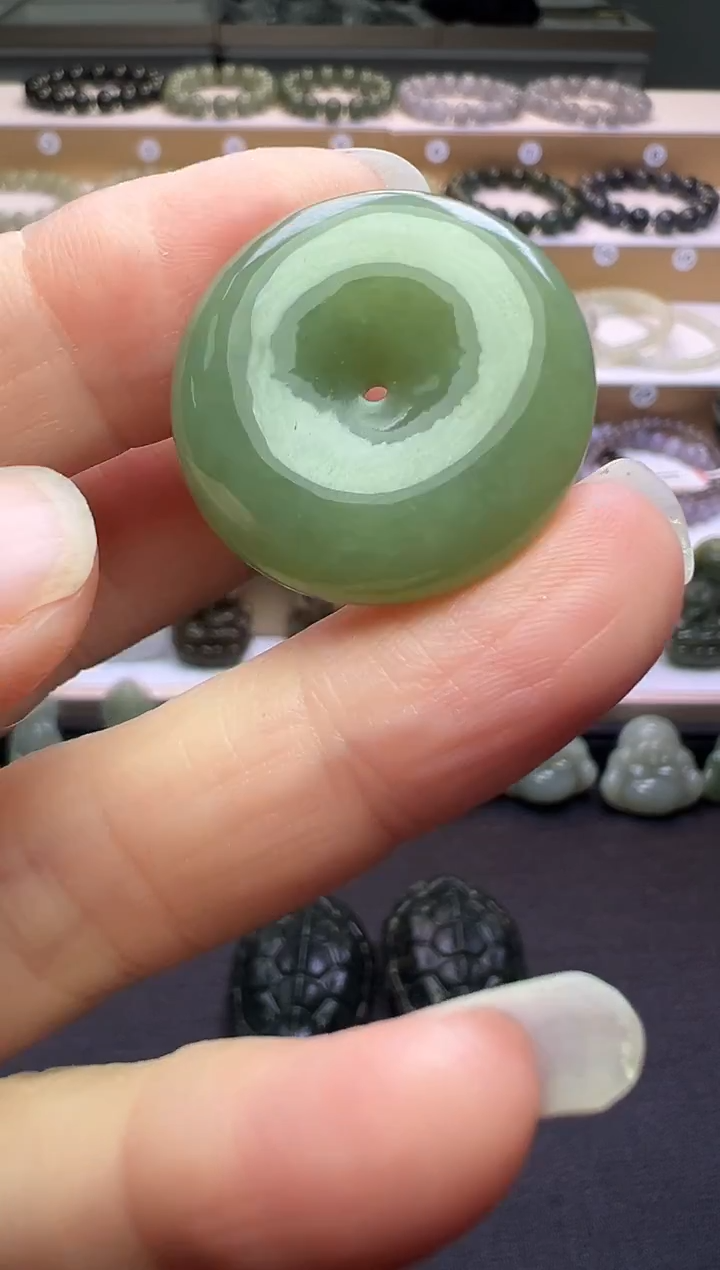 颈饰未镶嵌和田玉60号链接约卡25*7微草花