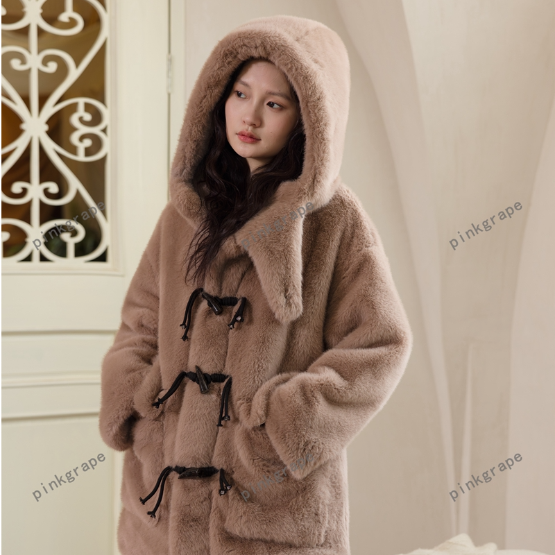 pinkgrape女士冬季加厚绒款轻奢家居服套装双层御寒保暖2478141