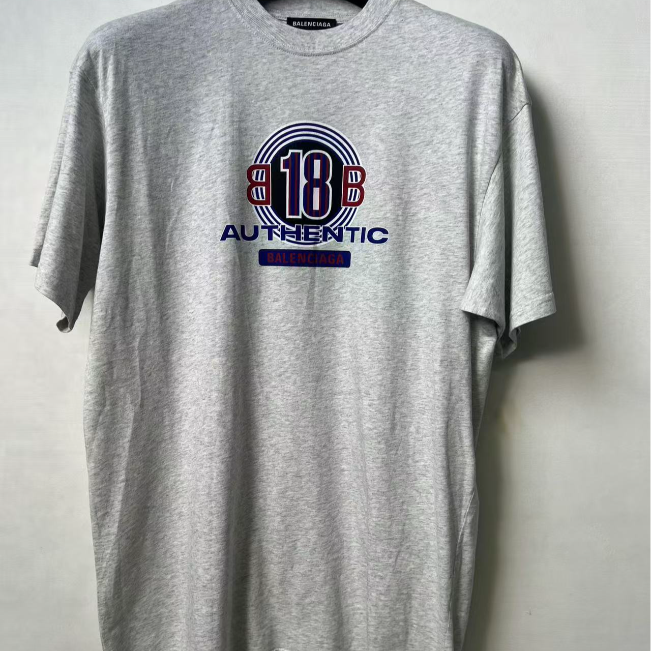 未使用 Balenciaga/巴黎世家 棉质徽标logo圆领短袖 XXS码 B10