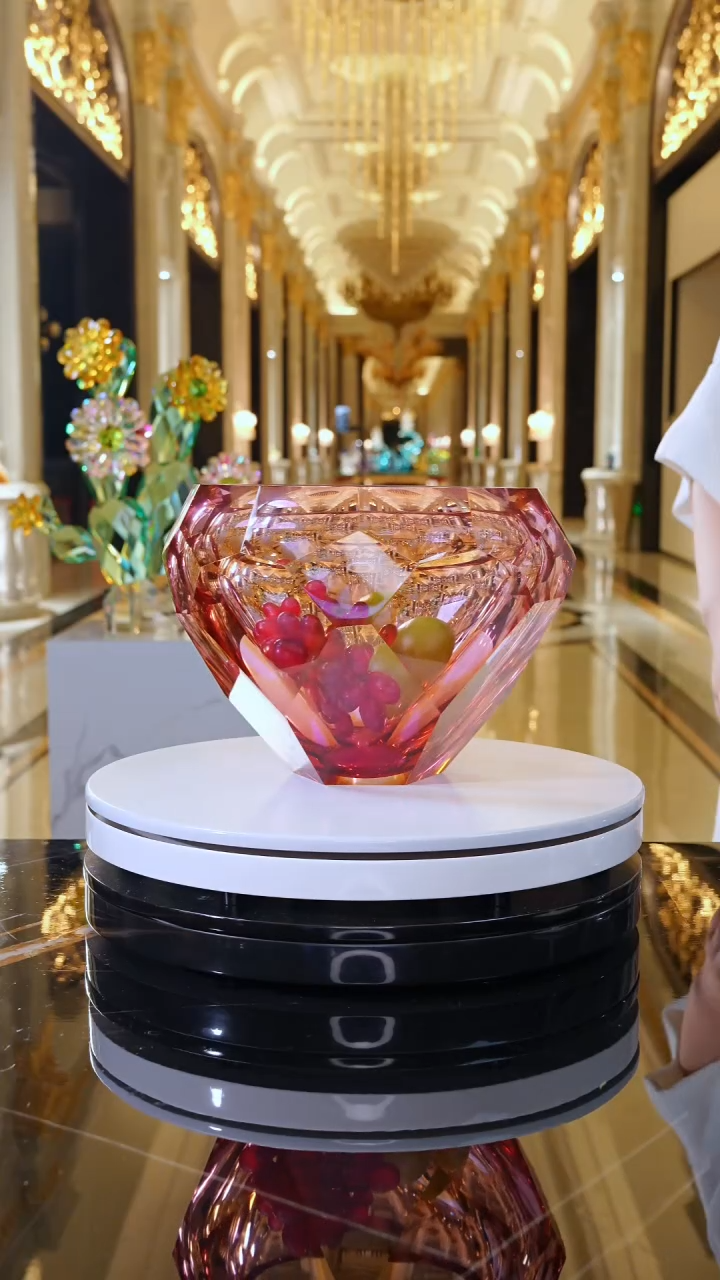 琉璃YB00017琉璃艺术果碗