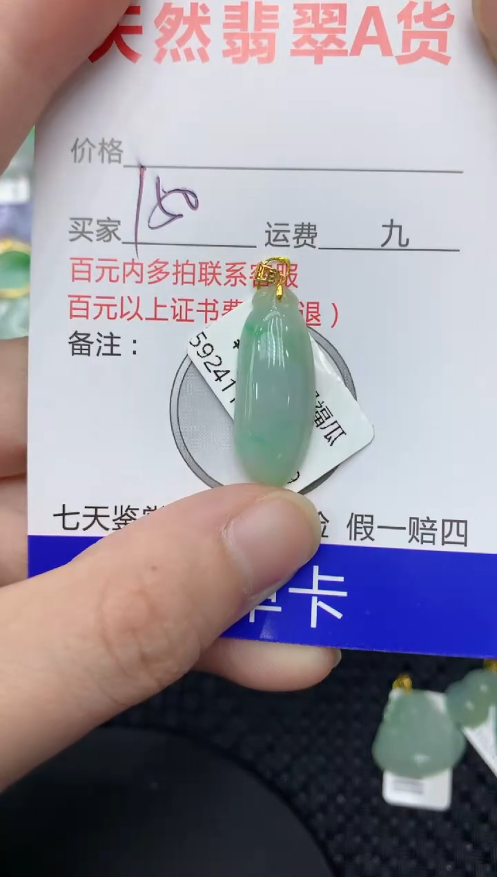 【闪购商品】翡翠颈饰18K金镶嵌11111111111