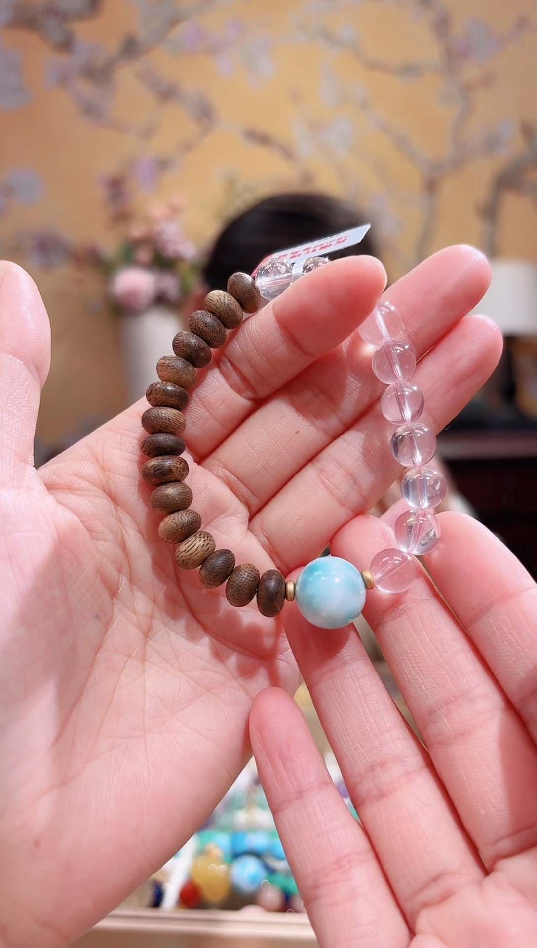 未镶嵌手链水晶设计款多宝手串