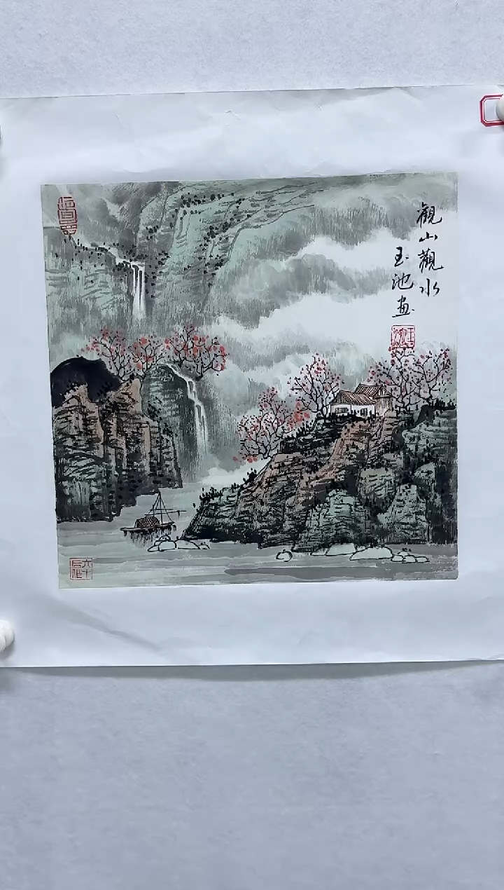 国画炳山艺术--王老师作品