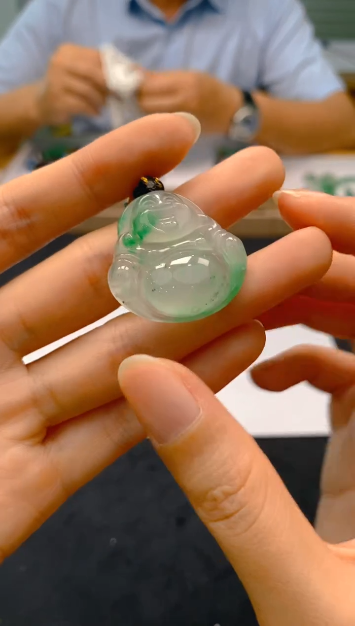 【闪购商品】石英质玉颈饰未镶嵌冰美人非洲翠112