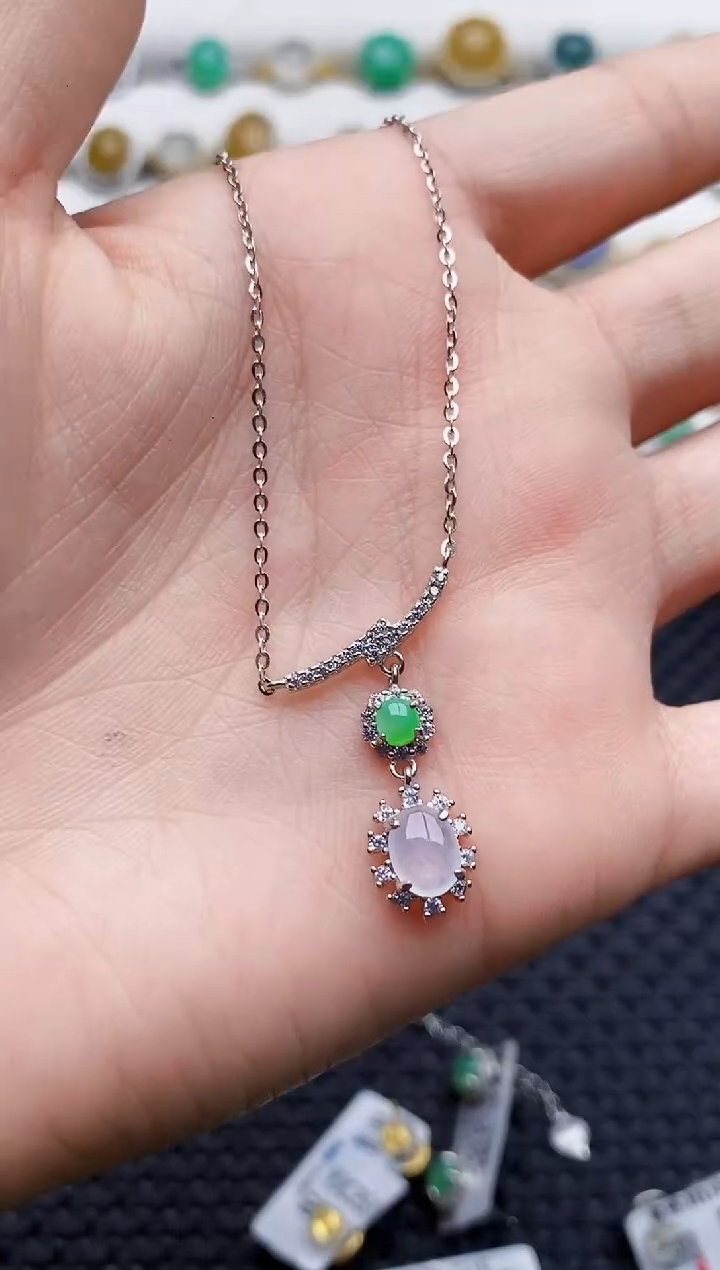 银S925镶嵌戒指翡翠2084