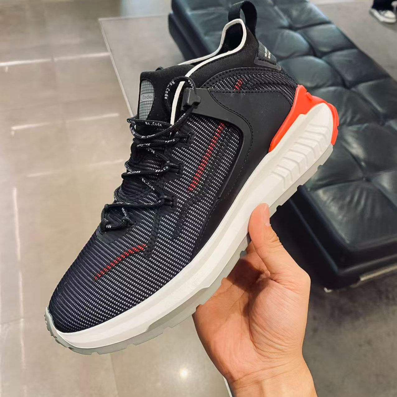TOD’S/托德斯 男士黑色系带运动休闲鞋