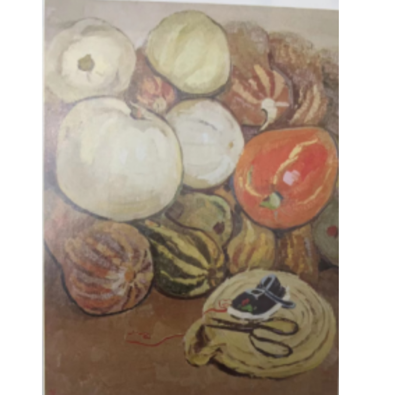 复刻版画吴冠中-南瓜-45*60-007