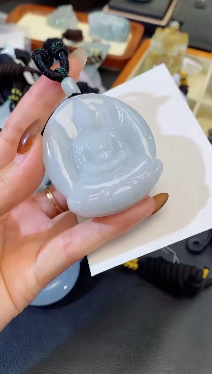 颈饰未镶嵌翡翠缅甸天然翡翠