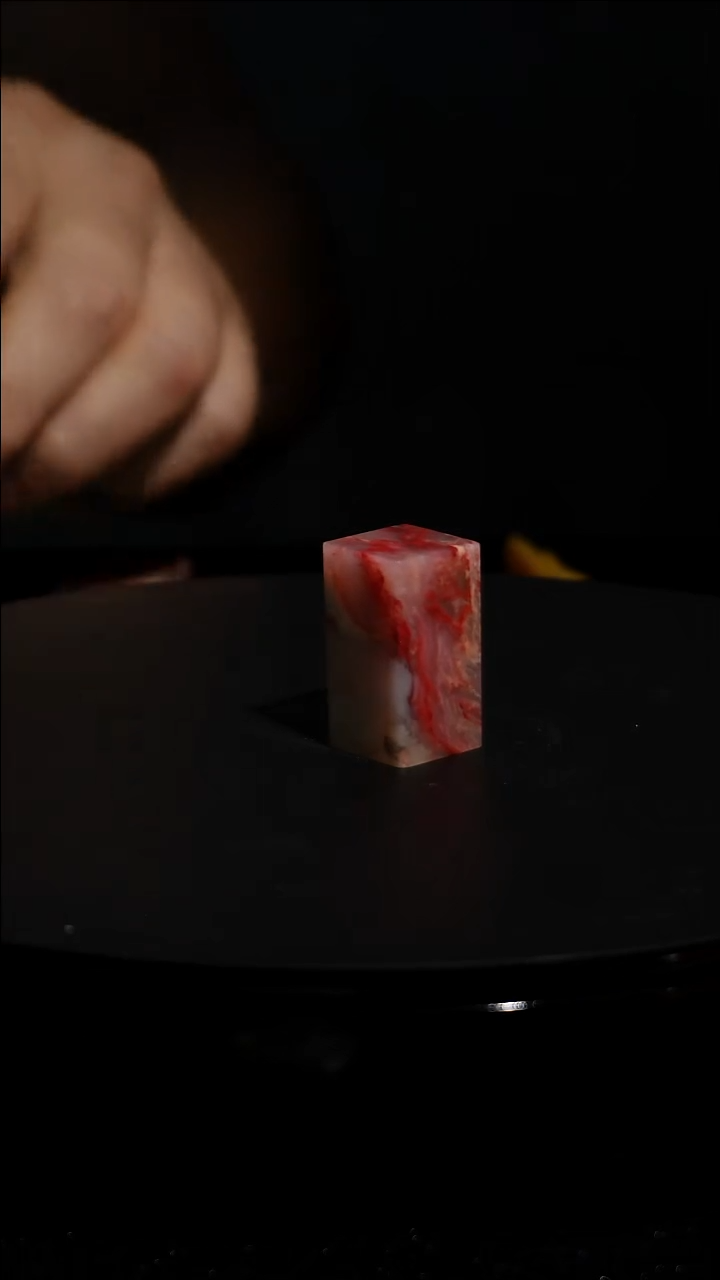 巴林石其他用****5鸡血印章