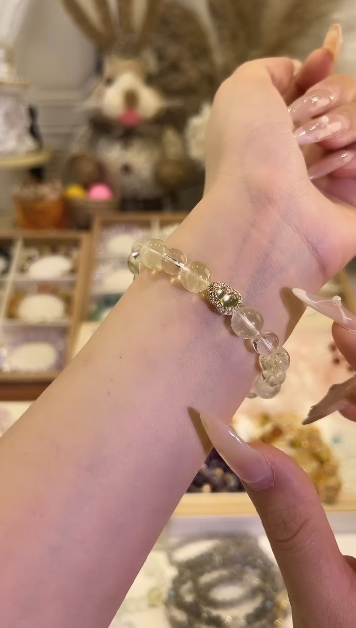 水晶手串未镶嵌发发葫