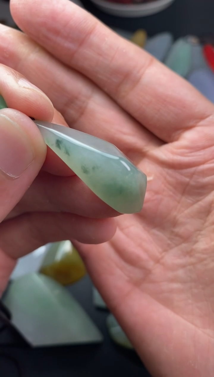 【闪购商品】定制翡翠未镶嵌翡翠片料定制未镶嵌1.13-14