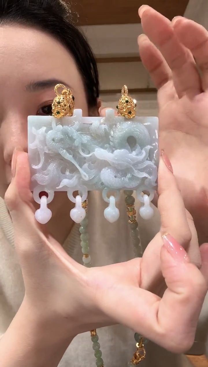 【闪购商品】翡翠颈饰未镶嵌国风