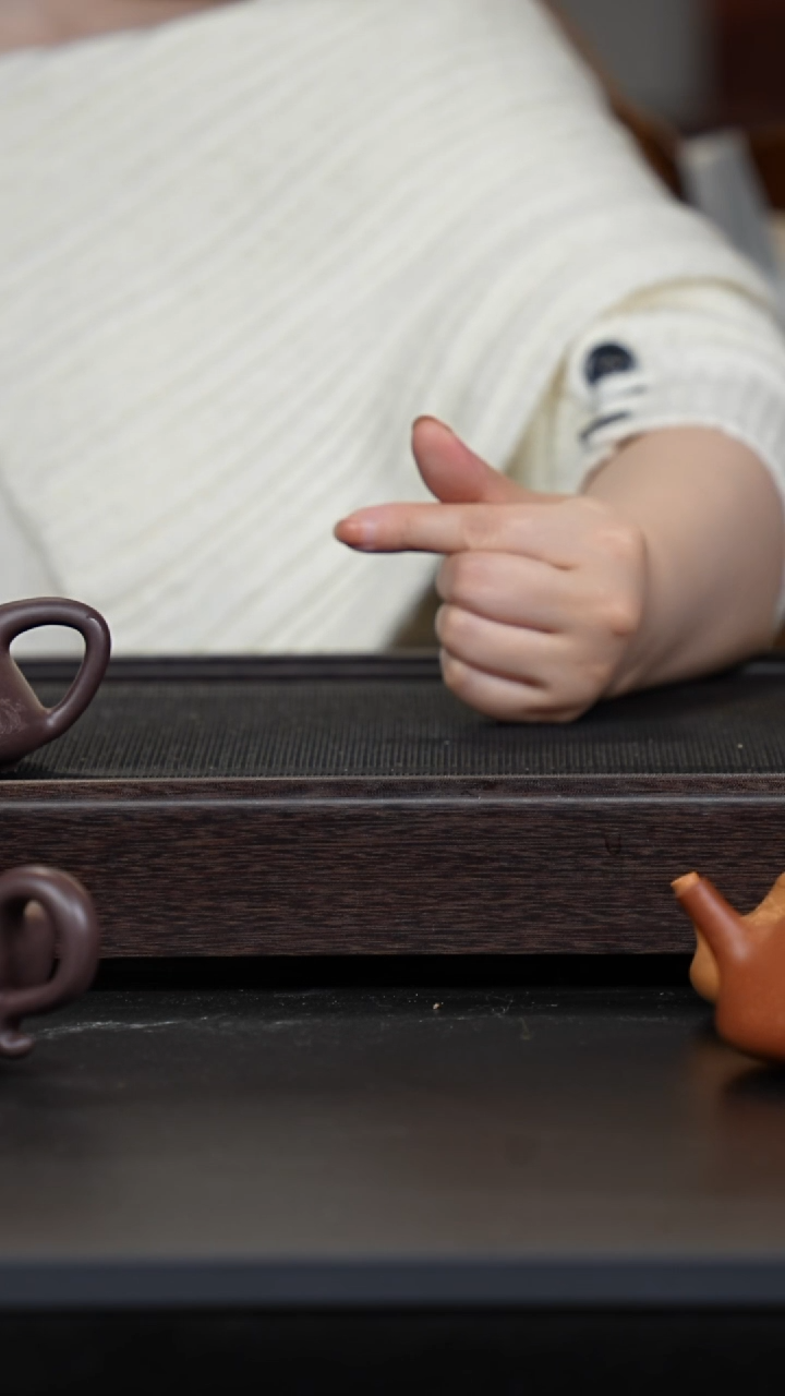 紫砂茶壶平盖莲子-全手工