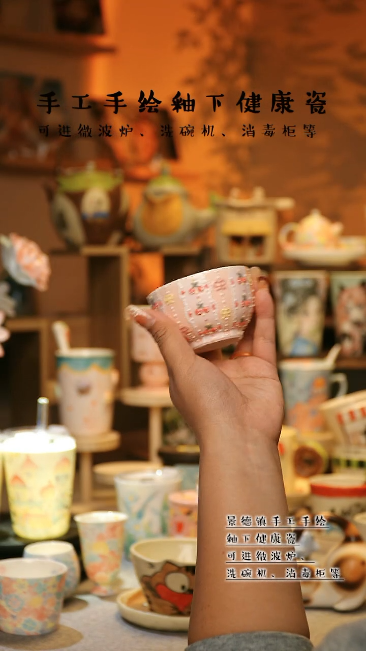 【闪购商品】杯景德镇高温釉下彩&A526