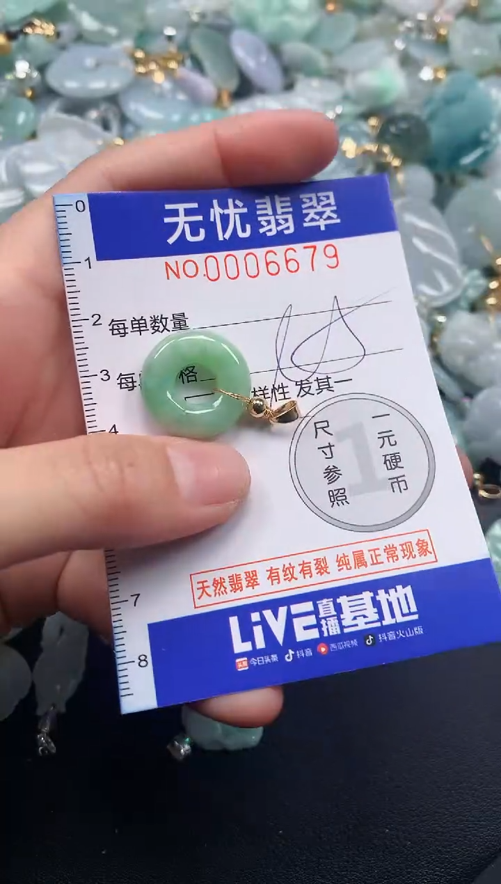 颈饰未镶嵌翡翠6679