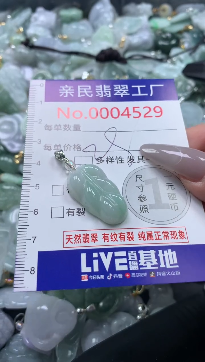 颈饰未镶嵌翡翠4529