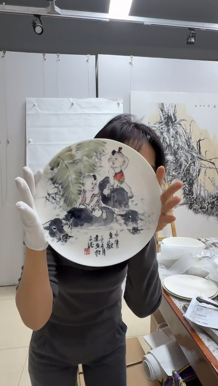 国画炳山艺术--老师作品 