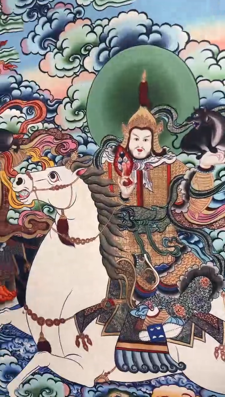 卷轴画路路的唐卡tk160