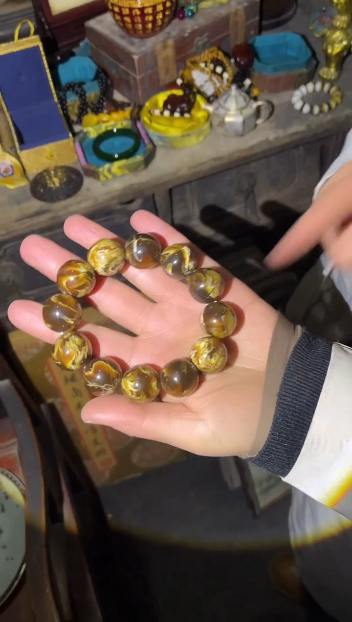 【闪购商品】琥珀手链未镶嵌21咚咚咚咚咚咚咚咚