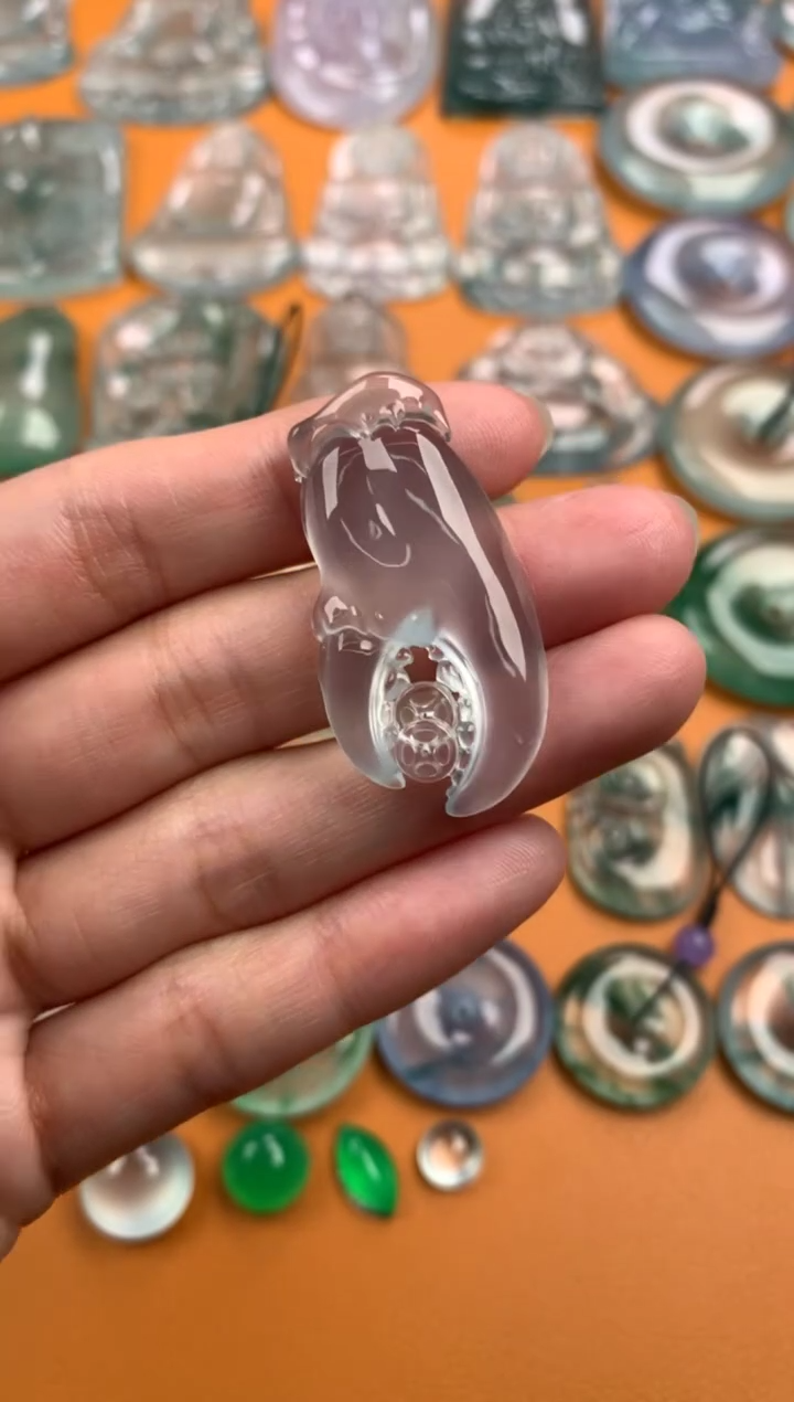 【闪购商品】翡翠颈饰未镶嵌38.4-19.4-5.2