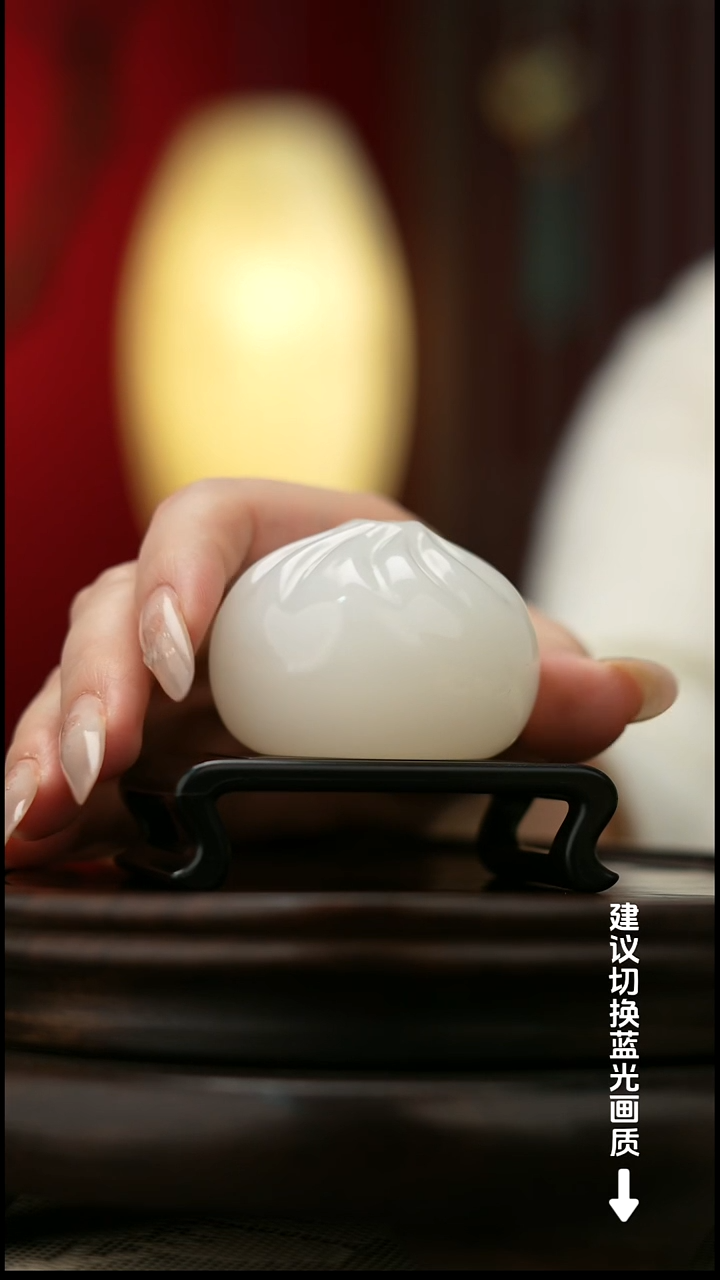 玉【小福包】天然玉石摆件