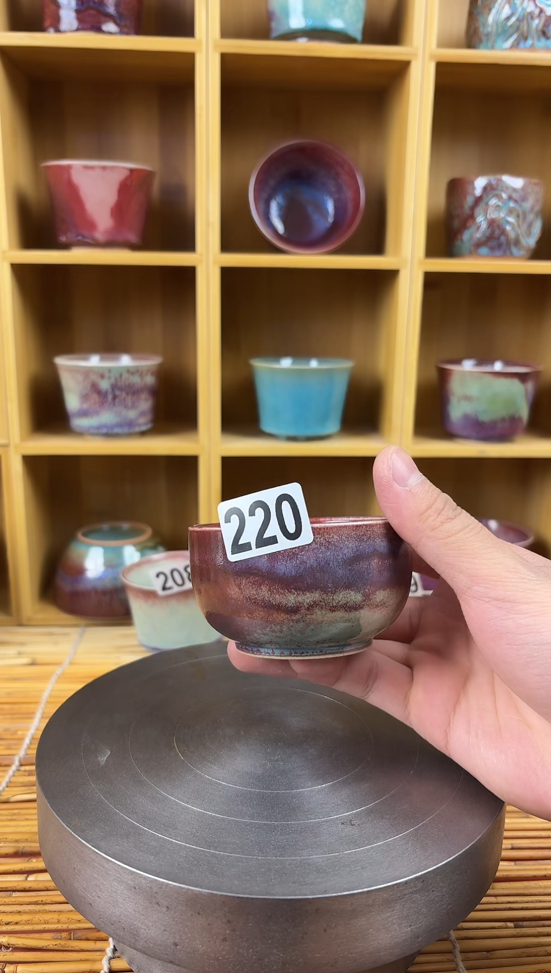 陶瓷钧瓷 原产地 陶瓷 原矿釉 主人杯