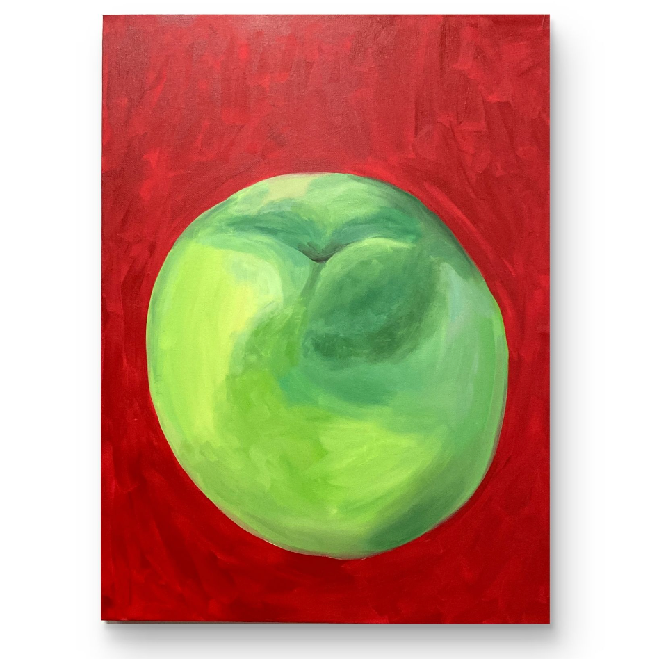 【绿苹果】 “60*80” No.261 纯手绘装饰画