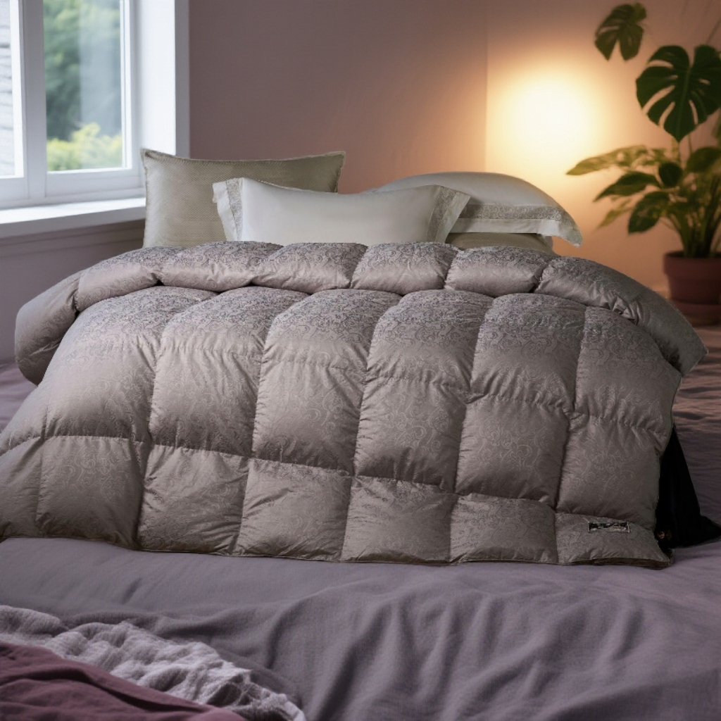 波兰鹅绒被克鲁达95白鹅羽绒被 蓬松度850清洁度1000充绒超柔冬被