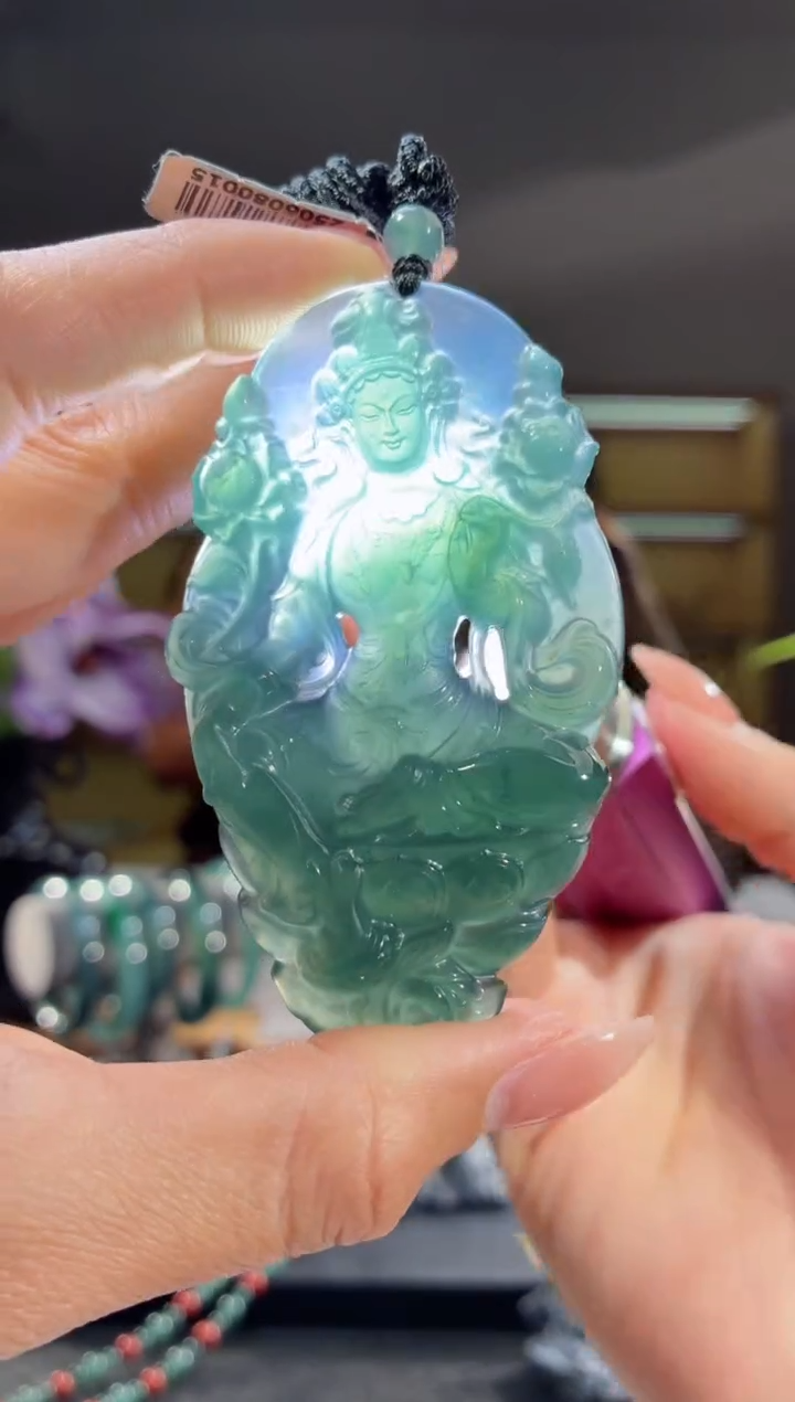 吊坠(不含链)未镶嵌翡翠度母