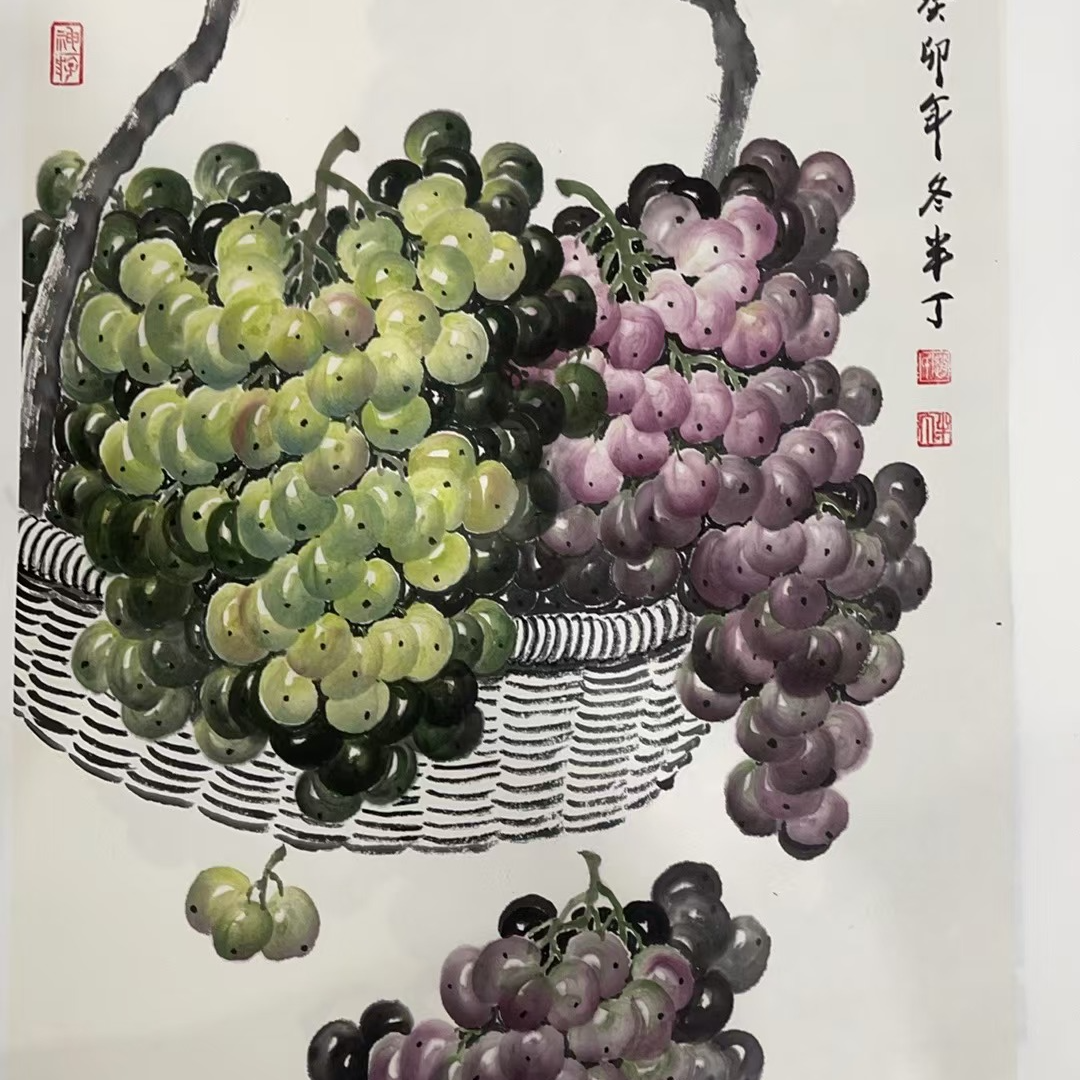 闪105 赵半丁 花鸟2.7平尺 国画